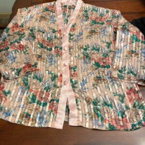 Victoria’s‎ Secret Gold Label Vintage Sheer Floral Blouse